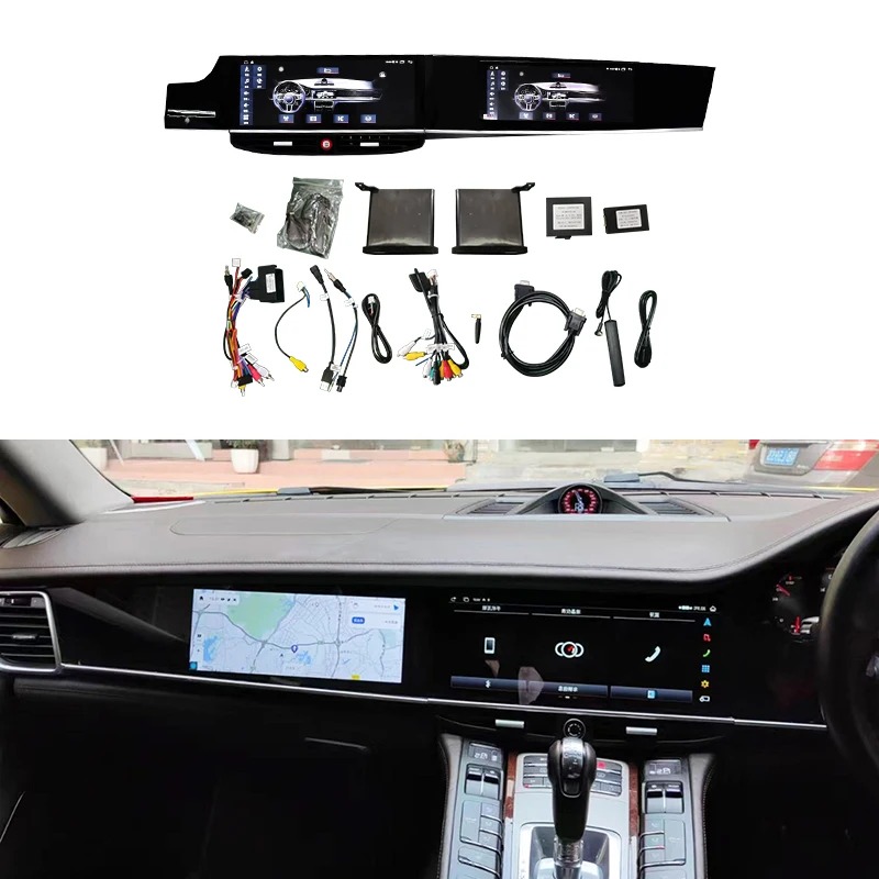 2009-2016 Upgraded Central Control Large Screen 970 Co pilot Screen Control Navigation Multimedia Playback for Panamera